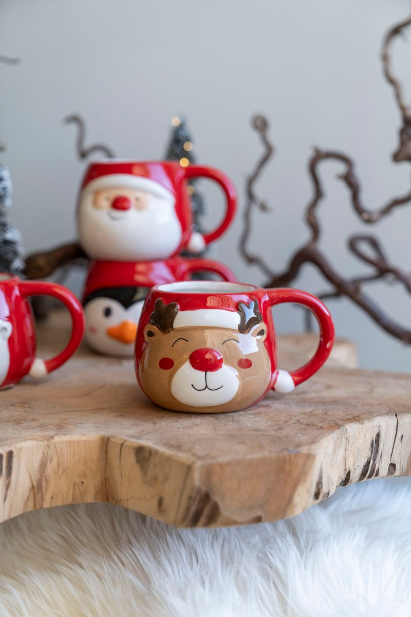 Xmas Kopp 8cm - Ren