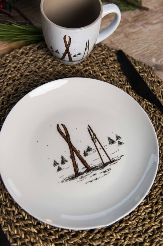 Sirdal Skidor&Stavar Tallrik 27cm
