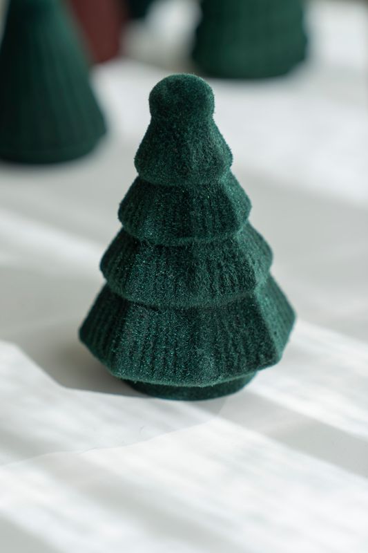 Glasträd 12cm Grön - Version 2