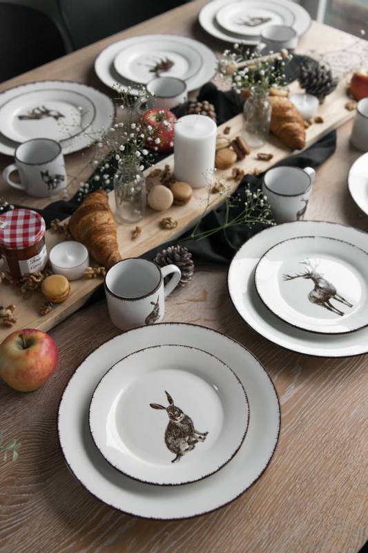 Vildmark Tallrik 19cm Hare