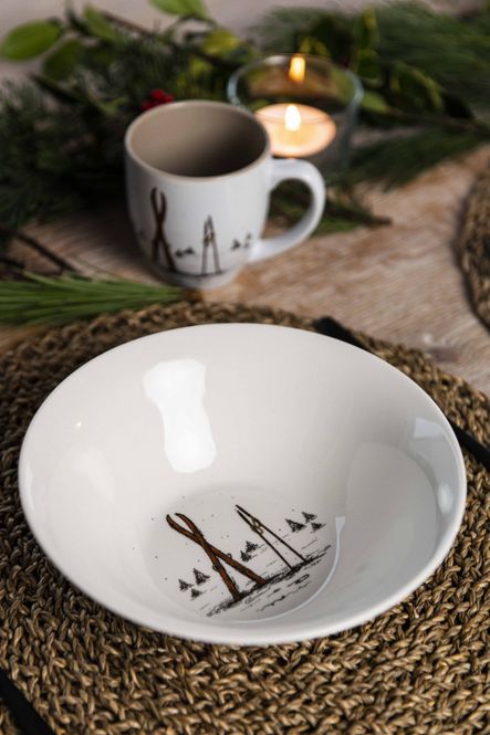 Hovedbilde 4 x Sirdal Skidor&Stavar Djup Tallrik 20cm