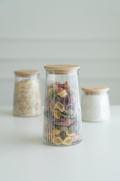 Huvudbild Glasburk Räfflor 1400ml
