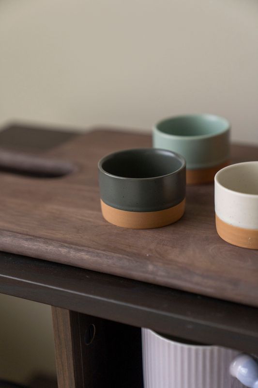 Keramikskålar  4-pack – 6,5x4cm