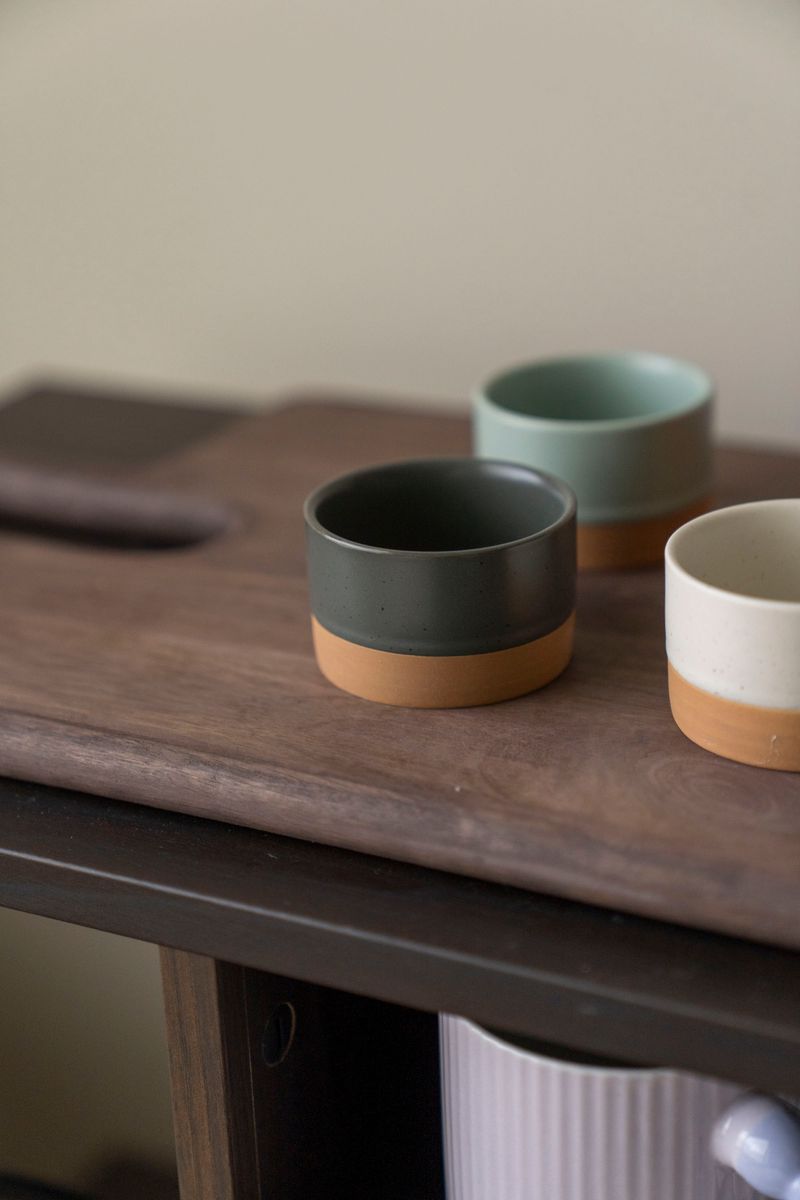Keramikskålar  4-pack – 6,5x4cm