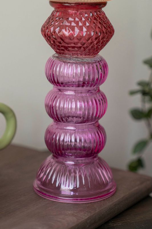 Vas 27cm - Orange/Röd/Rosa