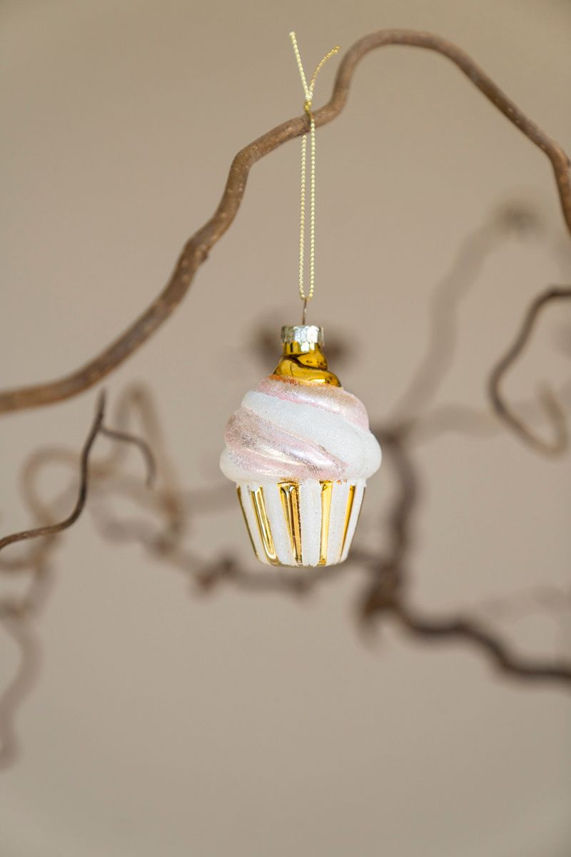 Julgranspynt - Cupcake Gul