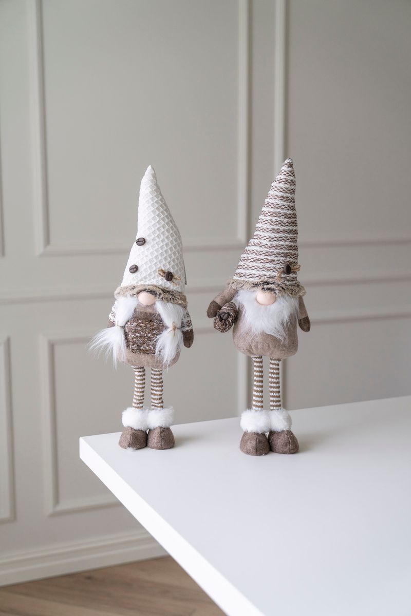 LED Tomte Teleskop Brun