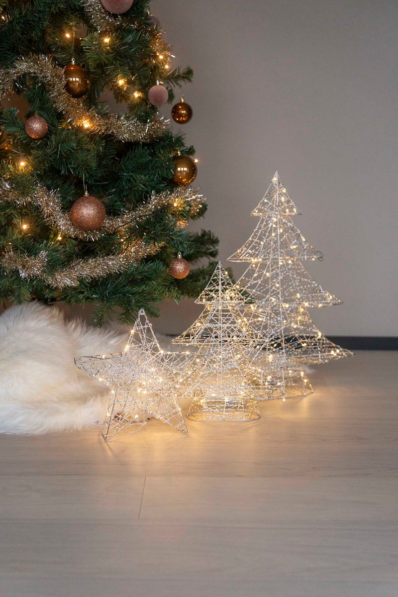 LED Träd 60cm Silver