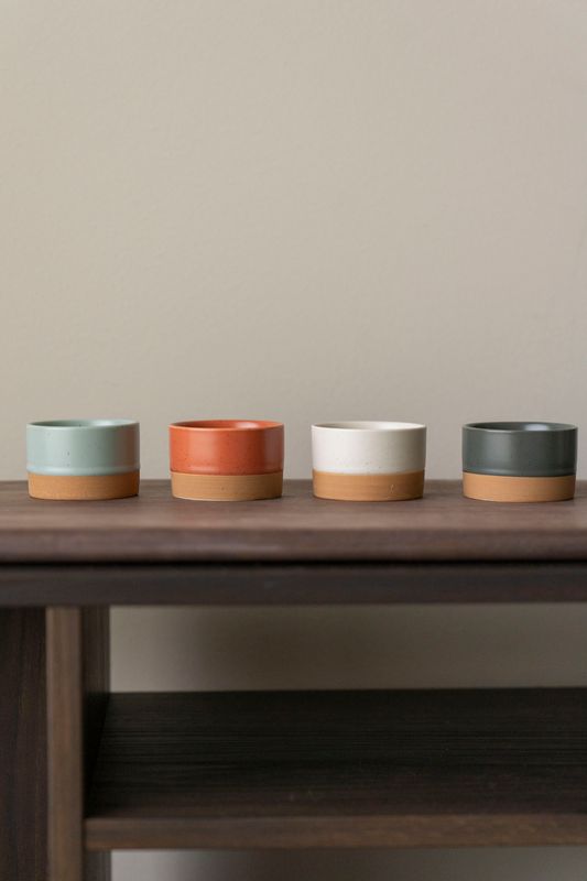 Keramikskålar  4-pack – 6,5x4cm