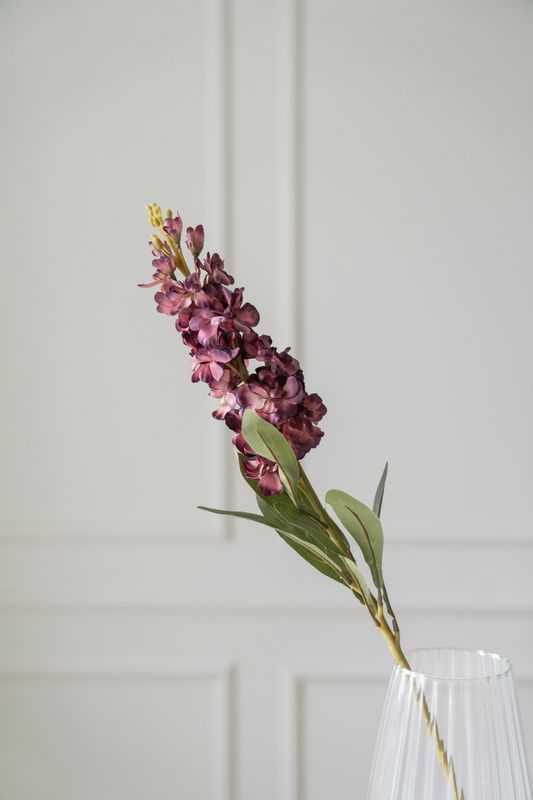 Konstgjord Blomma Riddarsporre 81cm Mörk Rosa