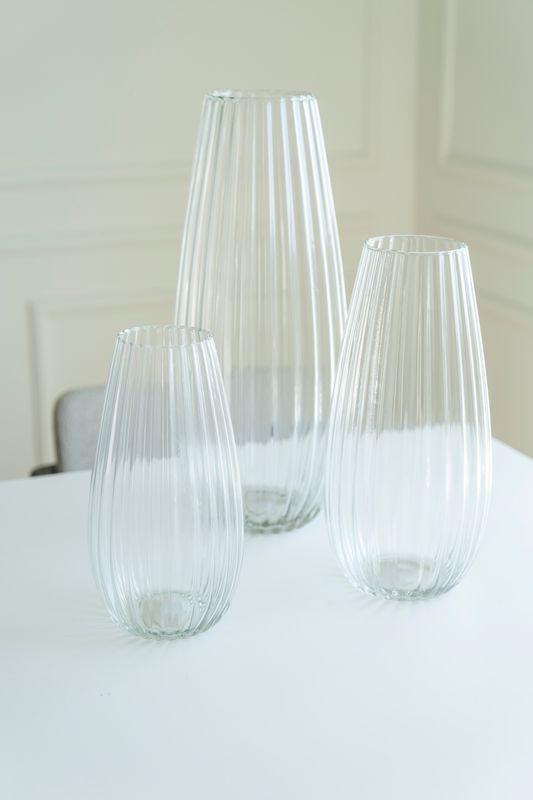 Glasvas - 15x30cm