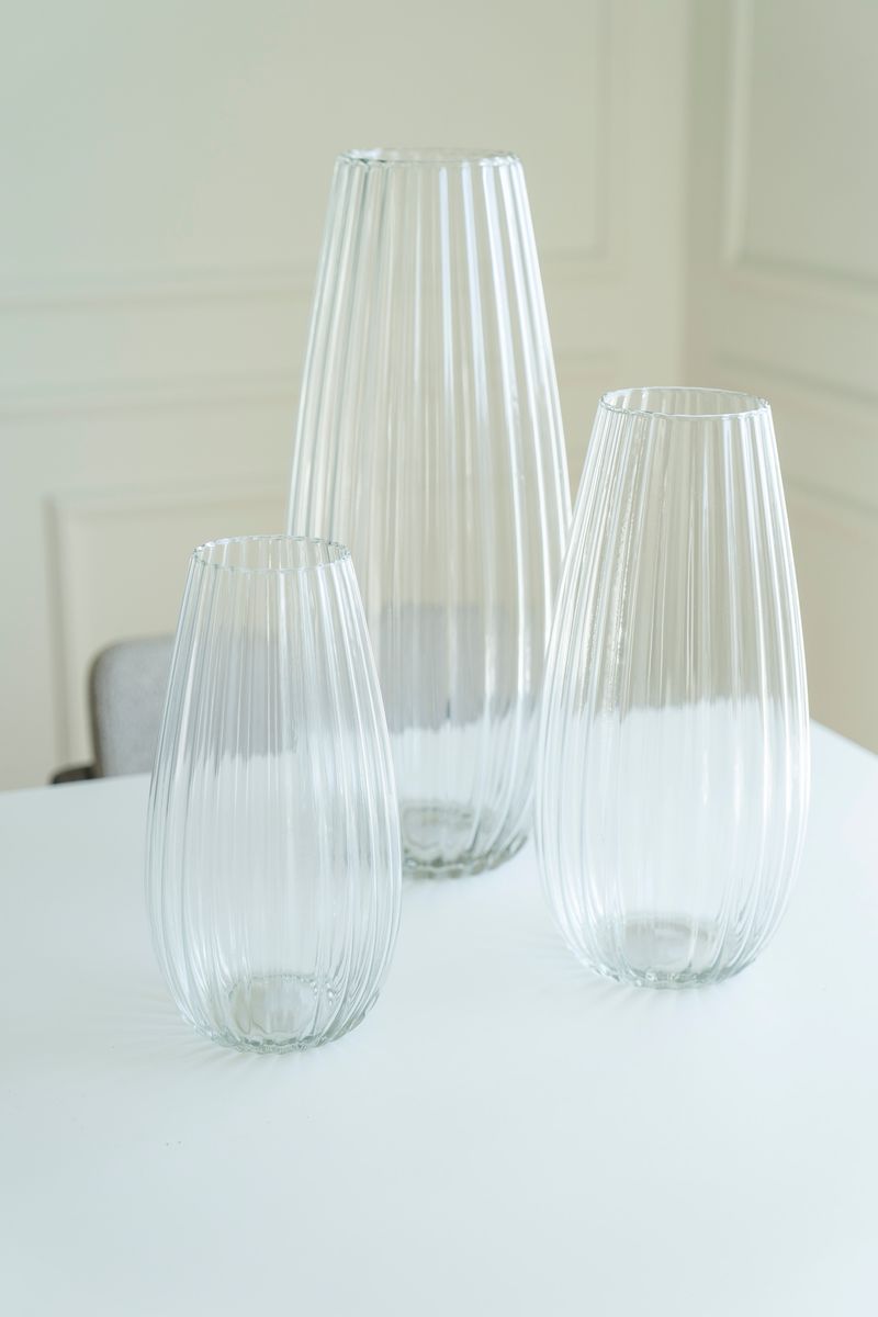 Glasvas - 15x30cm