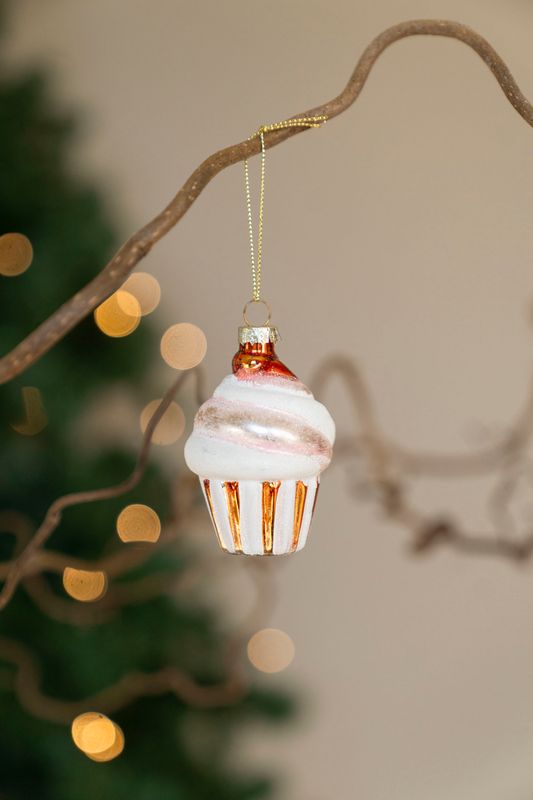 Julgranspynt - Cupcake Orange