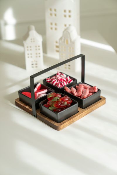 Huvudbild Serveringsset Fyrkant med handtag