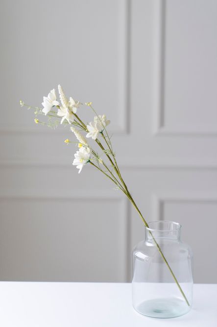 Hovedbilde Konstgjord växt - Vildblomma Vit Mix