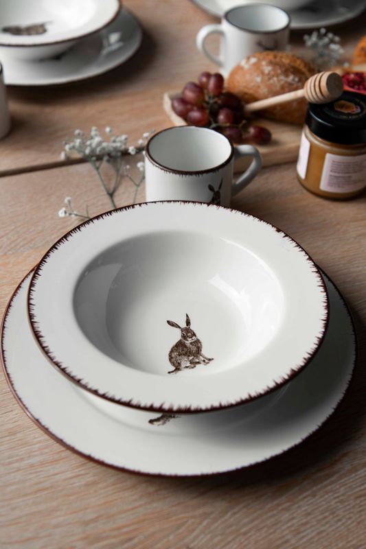 Vildmark Djup Tallrik 22cm Hare