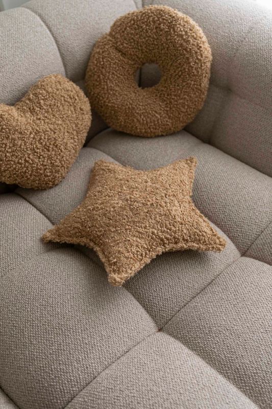 Kudde Stjärna 43x30cm - Beige