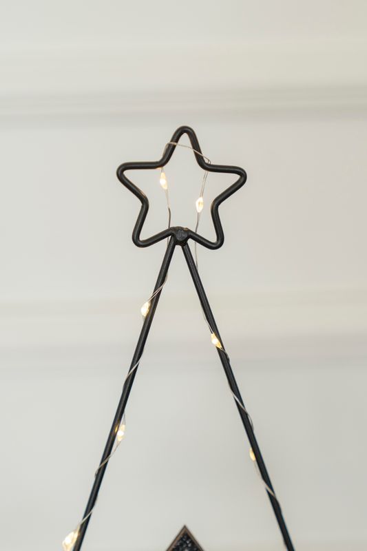 Hus med metallram 29cm - Version 2