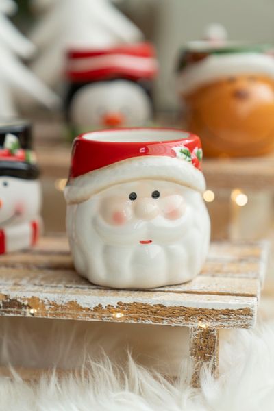 Huvudbild Stearinlys 8,5cm - Tomte