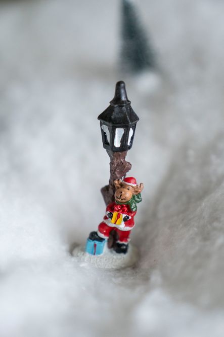 Hovedbilde Julby - Mini Lyktstolpe Ren