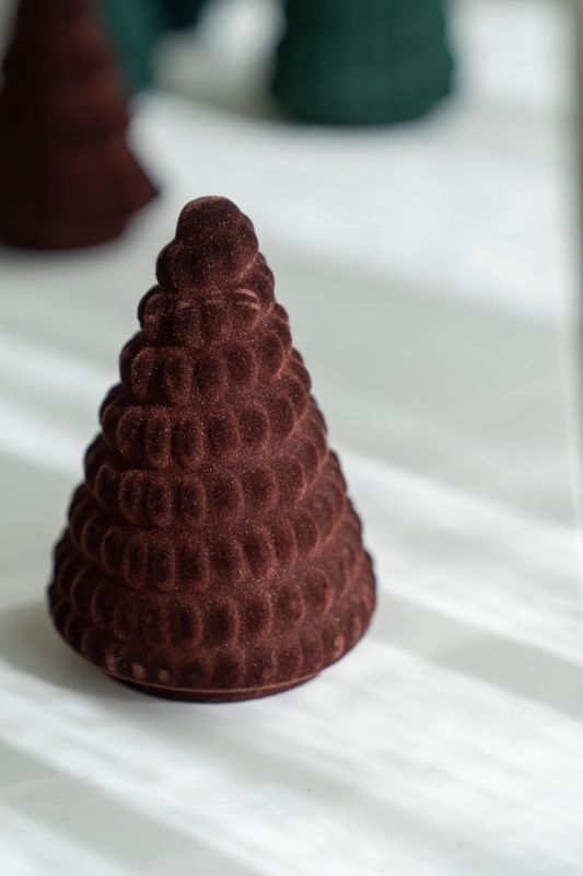 Glasträd 12cm Brun - Version 3