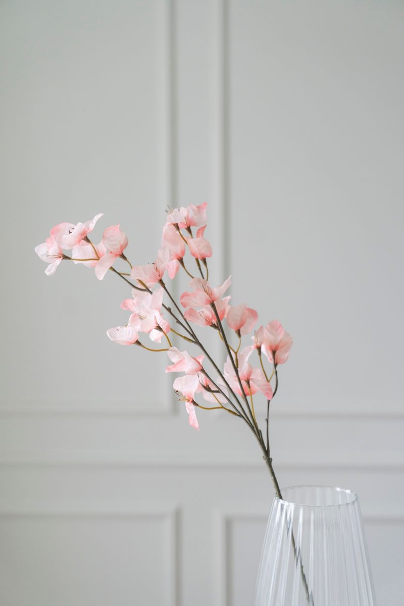 Konstgjord Blomma Trillingblomma 77cm - Ljus Rosa