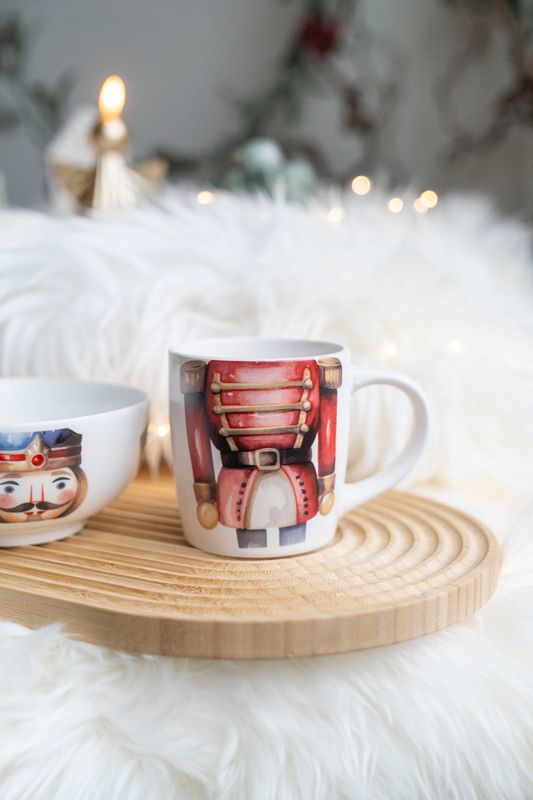 Presentset - 2pk Kopp og Skål Nötknäckare