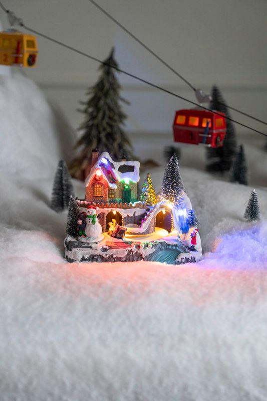 Julby - Älva och Snögubbe