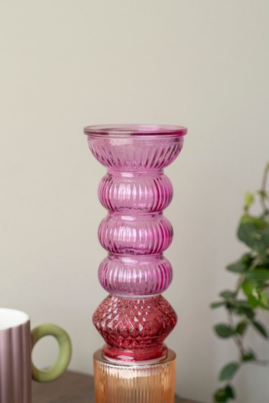 Vas 27cm - Orange/Röd/Rosa