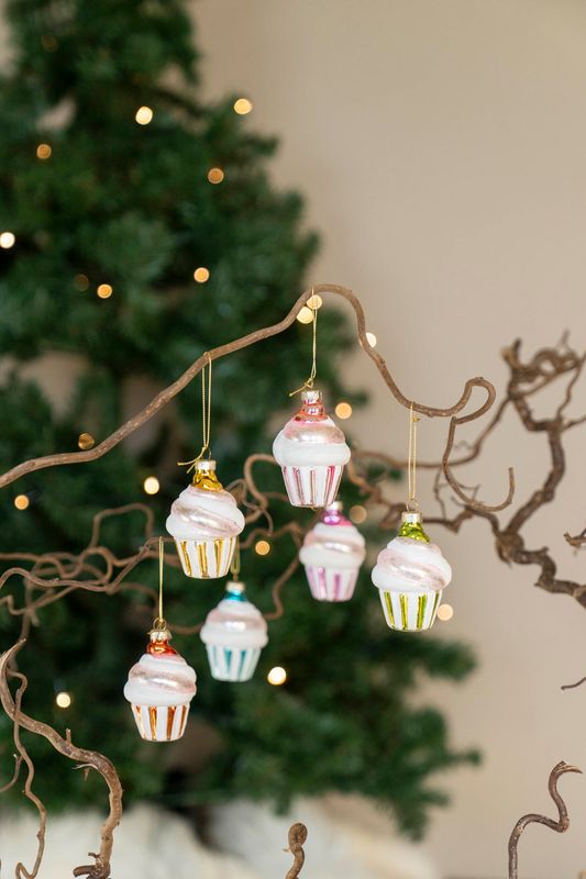 Julgranspynt - Cupcake Orange