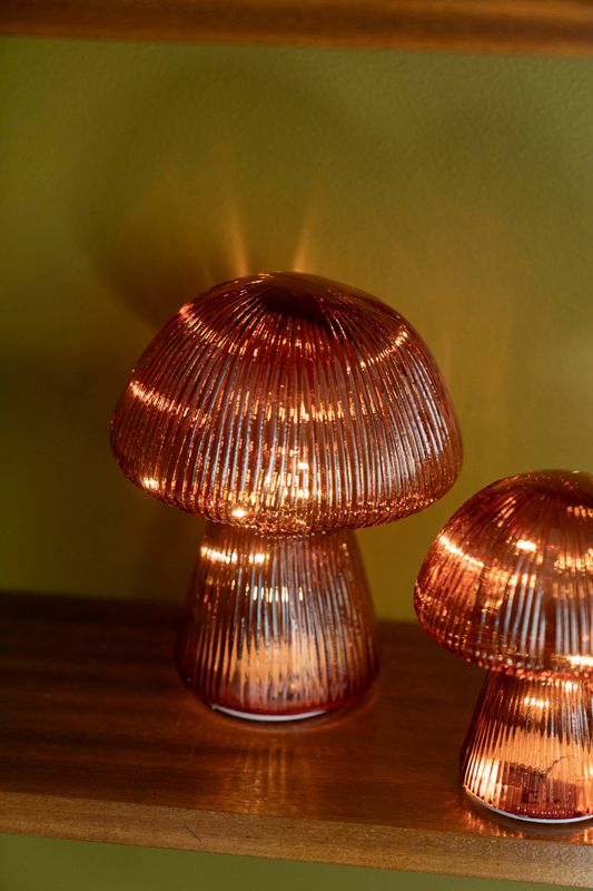 Svamp m/LED 16x20cm Röd