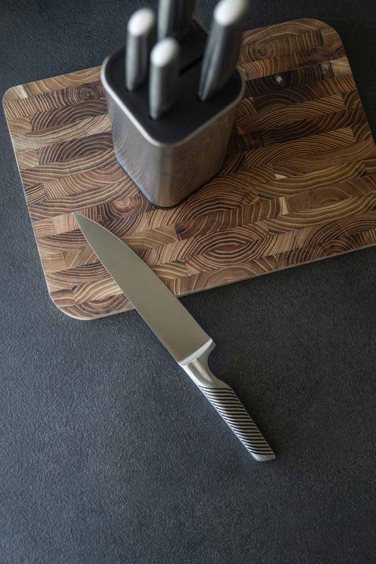 Knivset med knivblock