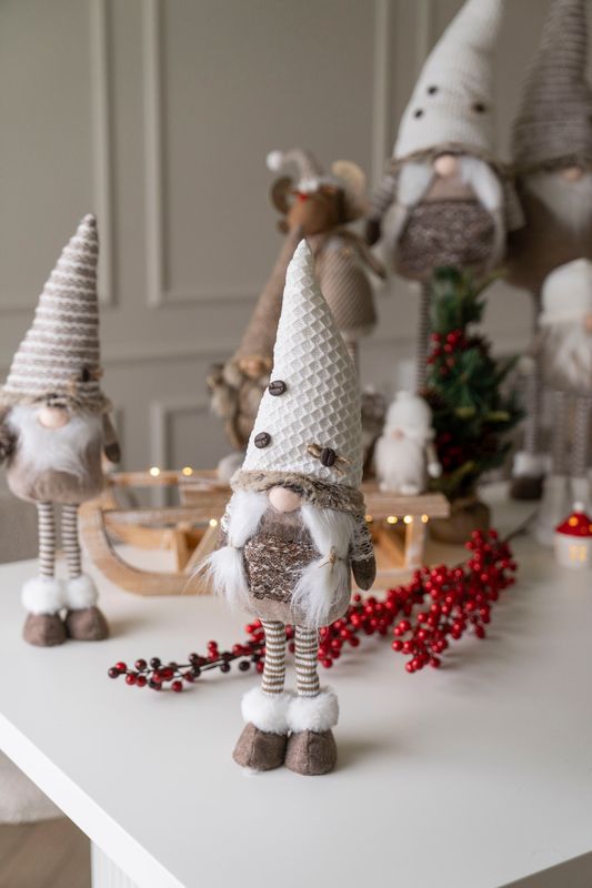 LED Tomte 52cm Vit