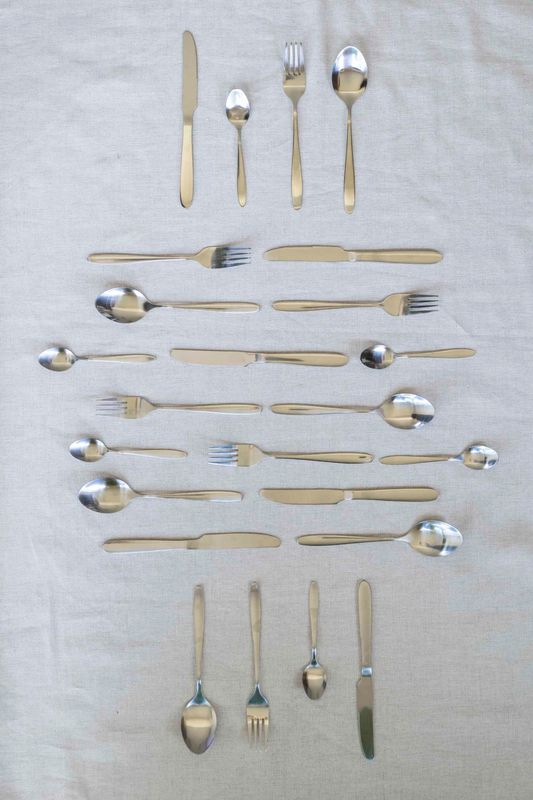 Bestikset 24 delar Silver
