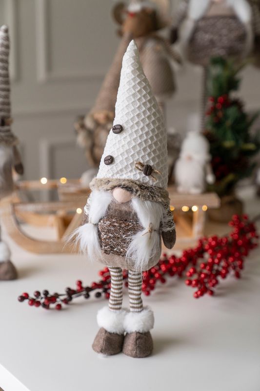 LED Tomte 52cm Vit